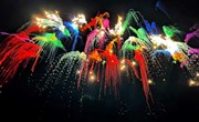 “祥蛇舞新程 瑞气照华年”宁县2025年元宵节烟花晚会炫彩上演