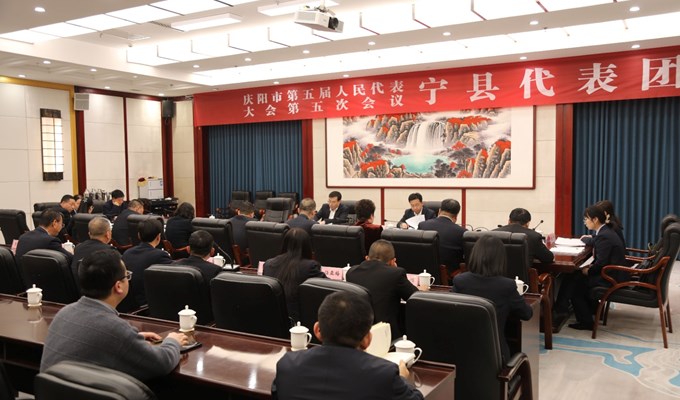 集思广益献良策 奋楫笃行新征程 ——市第五届人民代表大会第五次会议宁县代表团继续审议市政府工作报告